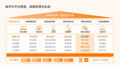 PT9-38頁經濟組織共享設計 橙色商務風尚下的互聯競團模塊